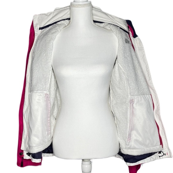 The North Face Women's Pink and Dark Gray Ski Jacket - Picture 2 of 5